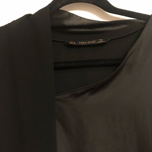 ZARA Black Sheer Sleeveless Top.SZ SMALL - Picture 4 of 7